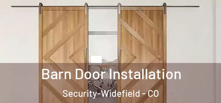  Barn Door Installation Security-Widefield - CO