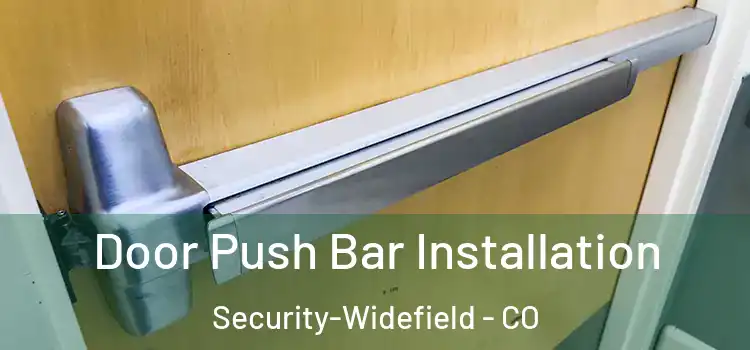  Door Push Bar Installation Security-Widefield - CO