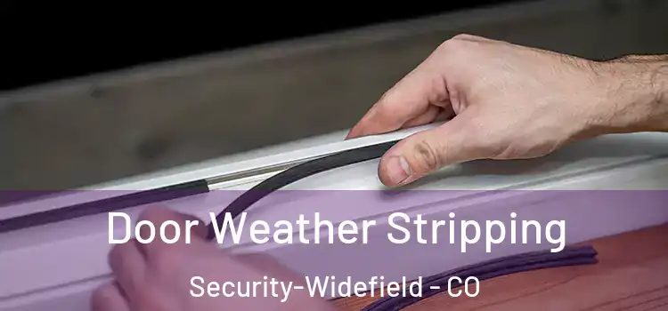  Door Weather Stripping Security-Widefield - CO