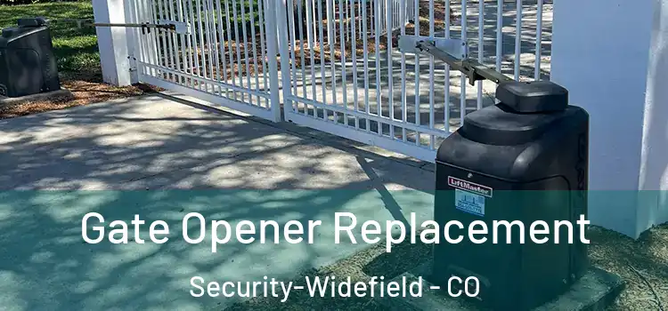  Gate Opener Replacement Security-Widefield - CO