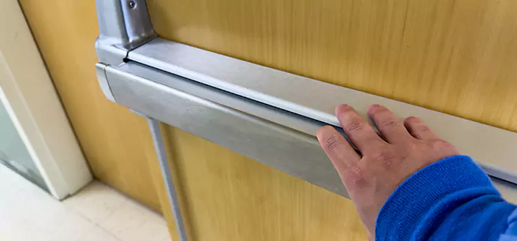 Installing a Push Bar on a Door Security-Widefield