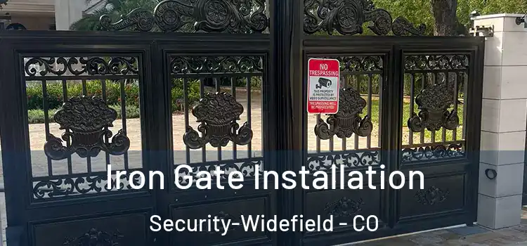  Iron Gate Installation Security-Widefield - CO
